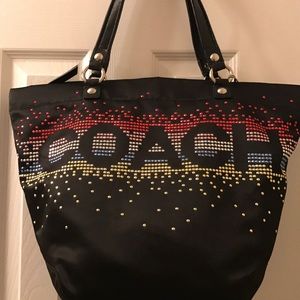 Black coach purse